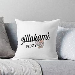 Zillakami Frosty Throw Pillow