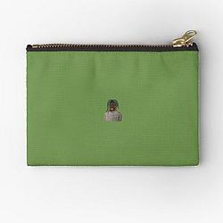 ZillaKami Green Dreads Portrait  Zipper Pouch