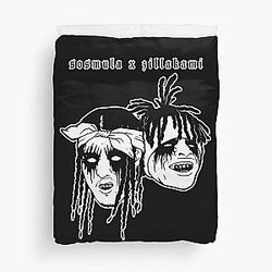 Sosmula X Zillakami face vintage art Duvet Cover