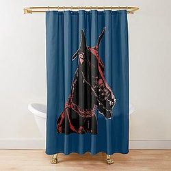 Thunder Dog Zillakami Shower Curtain