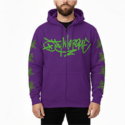 ZillaKami Hoodie Raw Punk Monster Visual
