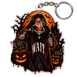 [Hot] Wait Halloween Pumpkin Acrylic Keychain LA0709
