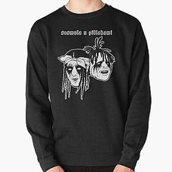 Sosmula X Zillakami face vintage art Pullover Sweatshirt