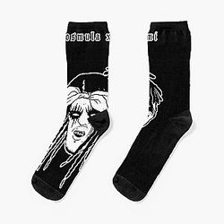 Sosmula X Zillakami face vintage art Socks