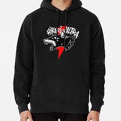 Zillakami x sosmula Hikari Ultra Logo City Morgue red Bolt   Pullover Hoodie
