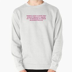 Zolita Bloodstream Lyrics Pullover Sweatshirt