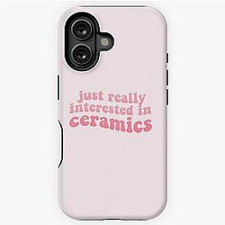 just really interested in ceramics funny quote lyrics zolita music video somebody i fucked once lesbian iPhone Tough Case
