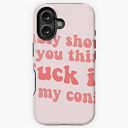 zolita probably shouldn't tell you this but fuck it heres my confession song lyrics- somebody i fucked once iPhone Tough Case