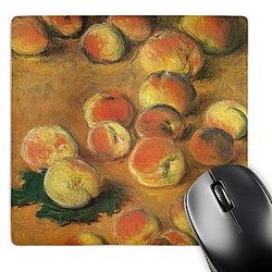 3Drose LLC 8 x 8 x 0.25 Inches Mouse Pad Peaches by Claude Monet 1883 (Mp_126607_1)