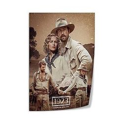 TV Series 1923 Art Poster Canvas Print Living Room Office Bedroom Poster 16x24inch Unframe-style