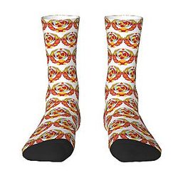 Coat of Arms of the Soviet Union 1923-1936 Unisex Mid Calf Outdoor Casual Sports Sock White