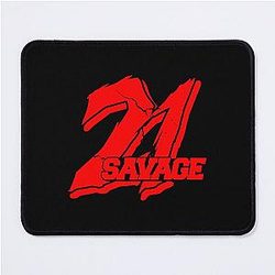 21 Savage - Red Mouse Pad