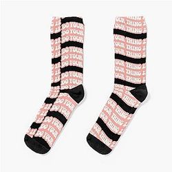 Do Your Thing 21 (Drake, 21 Savage) Pink Socks
