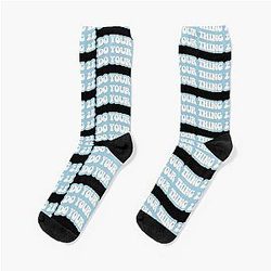 Do Your Thing (Drake 21 Savage) Blue Socks