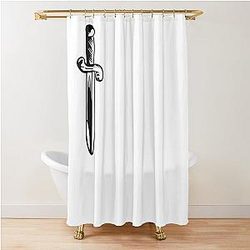 21 Savage Knife Shower Curtain