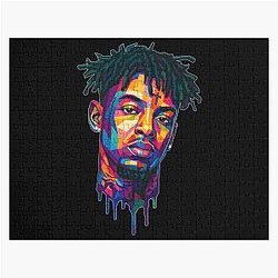 21 Savage Pop Art Jigsaw Puzzle