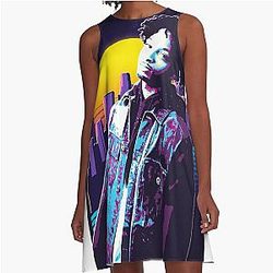 21 Savage Rapper A-Line Dress