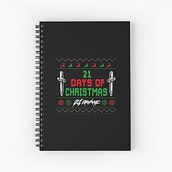 21 Savage - 21 Days Christmas Spiral Notebook
