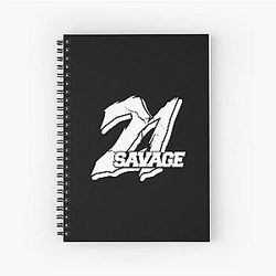 21 Savage Spiral Notebook