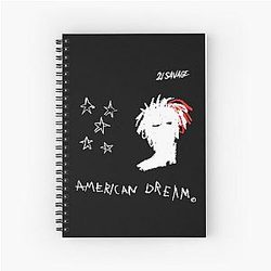 21 Savage American Dream Spiral Notebook