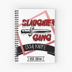 Slaughter Gang - 21 Savage - Spiral Notebook