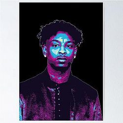 21 Savage Retro Poster
