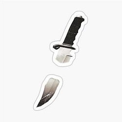 21 Savage Knife Sticker