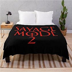 21 Savage - Savage Mode II Throw Blanket