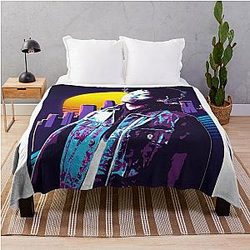 21 Savage Retro Style Throw Blanket