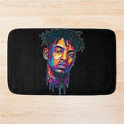 21 Savage Pop Art Bath Mat