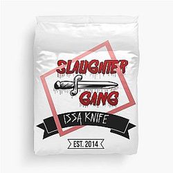 Slaughter Gang - 21 Savage - ISSA Knife Duvet Cover