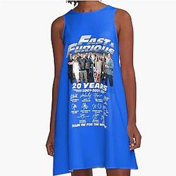 Fast & Furious 20 Years Essential T-Shirt A-Line Dress