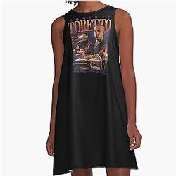 The Fast And Furious Dominic Toretto Racing Art A-Line Dress
