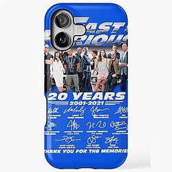 Fast and Furious 20 Years 2001 2021 Essential T Shirt iPhone Tough Case