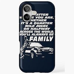 Fast and Furious 9 Paul Walker T-Shirts for Mom Gifts Dad Shirt iPhone Tough Case