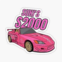 Suki's S2000 Sticker