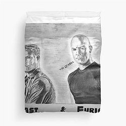 Fast Furious Duvet Cover