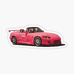 Fast and Furious Honda S2000 Sticker