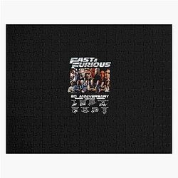 Fast and Furious Movie Characters with 20th Anniversary  2021 Jigsaw Puzzle