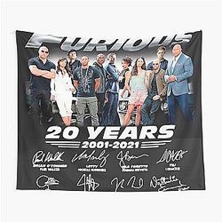 Fast Furious 20 Years Tapestry