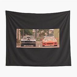 The Fast Furious Last Race Tapestry