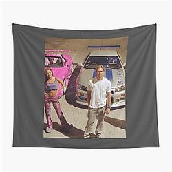 Brian and Suki 2 Fast Furious Tapestry