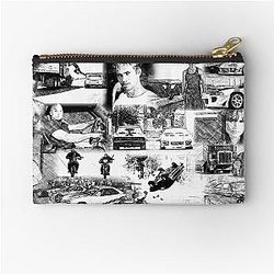 The Fast and Furious Collage Zipper Pouch