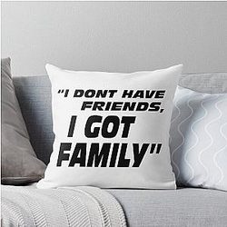 Fast and Furious Throw Pillow