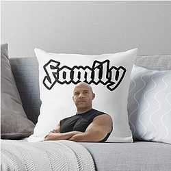 Fast and Furious: Dom's Family Throw Pillow