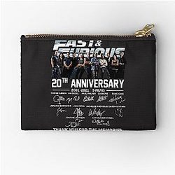 Fast Furious 20th Anniversary Zipper Pouch