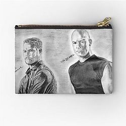 Fast Furious Drawing Zipper Pouch