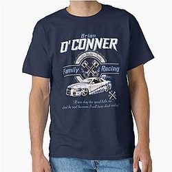 Brian O'Connor Family Racing Fast Furious Tribute Classic T-Shirt