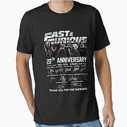 Fast and Furious 20th Anniversary Essential T-Shirt