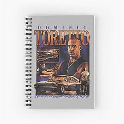 Fast And Furious Dominic Toretto Spiral Notebook